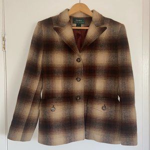 Vintage Wool Ralph Lauren Blazer Jacket